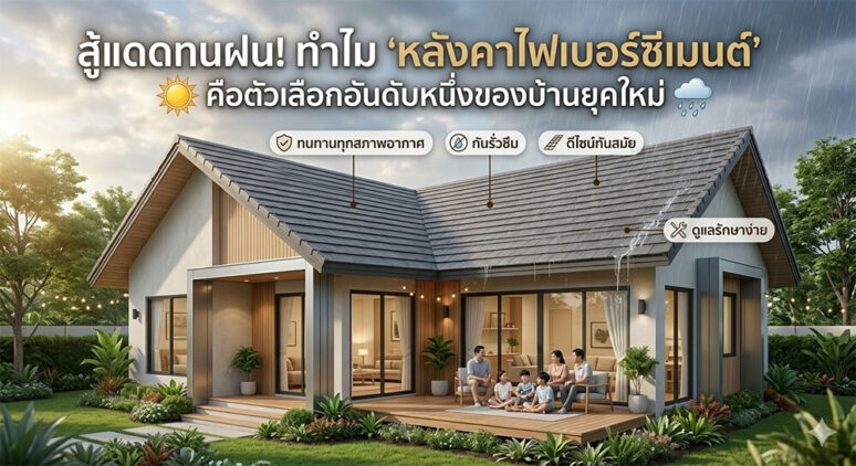 หลังคาไฟเบอร์ซีเมนต์