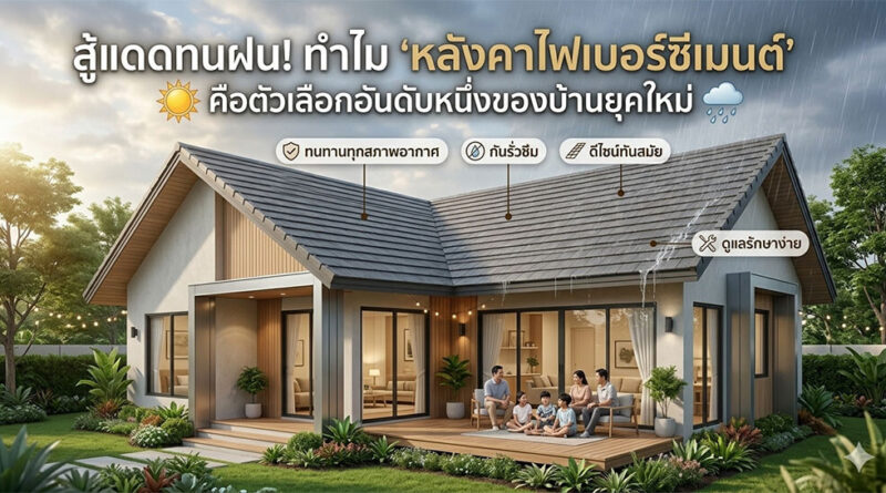 หลังคาไฟเบอร์ซีเมนต์